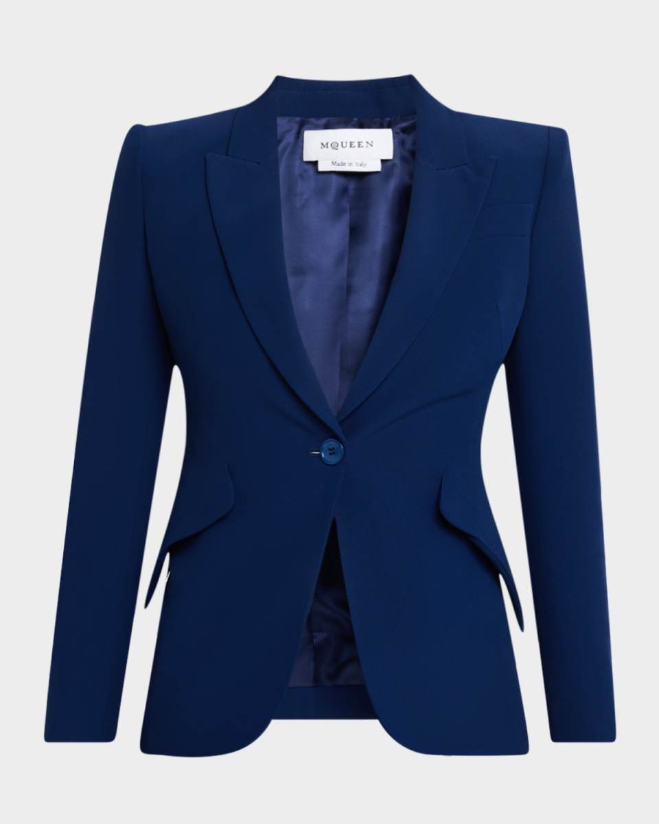 Single-Breasted Blazer Jacket